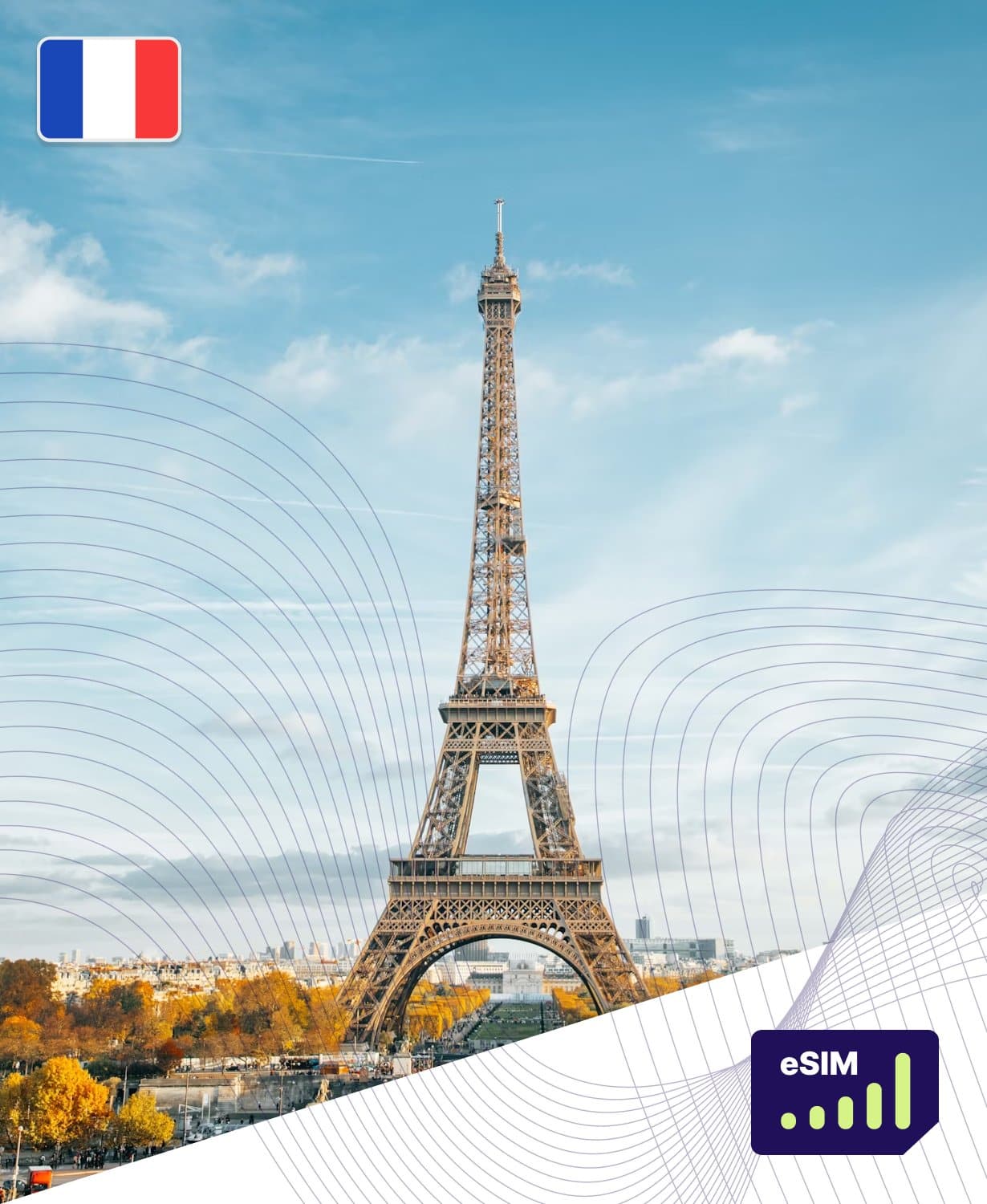 France 4G/5G eSIM Data Plans for Seamless Travel